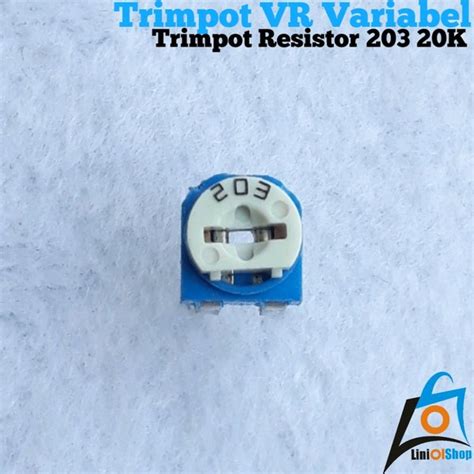 Jual Trimpot Vr Variabel Trimpot Resistor 203 20k Di Lapak Lini Olshop