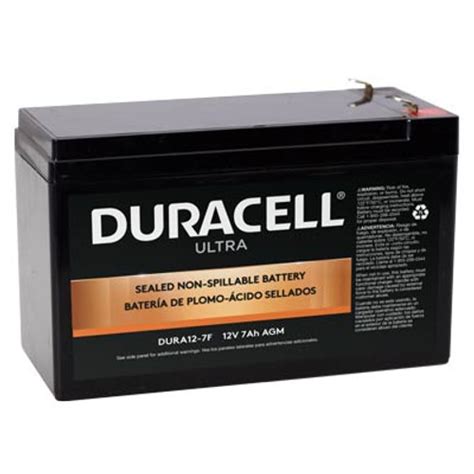 Duracell Dura12 7f Battery 187 12v 7ah Ultra Agm Sealed Lead