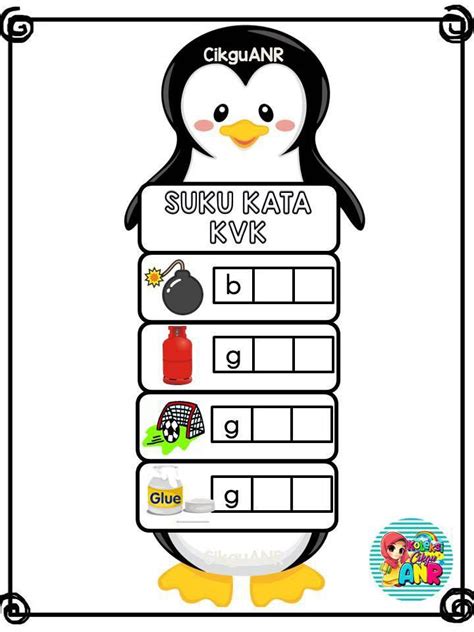 Persahabatan itu bagai 'kepompong' kadang kepo! Kad Suku Kata KVK Untuk Prasekolah Dan Pendidikan Khas ...