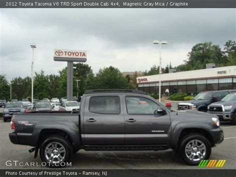 Magnetic Gray Mica 2012 Toyota Tacoma V6 Trd Sport Double Cab 4x4