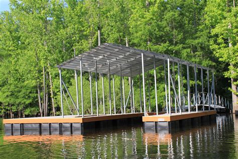 Wooden Boat Docks Buggs Island Dock Service