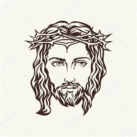 Desenho Rosto De Jesus Ek72 Ivango