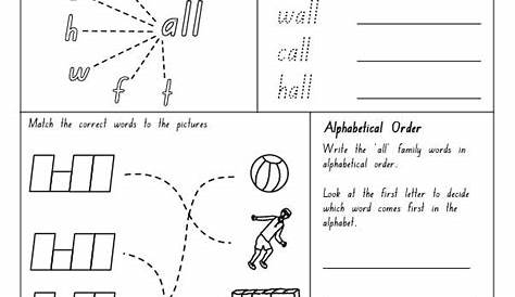 it word family worksheets