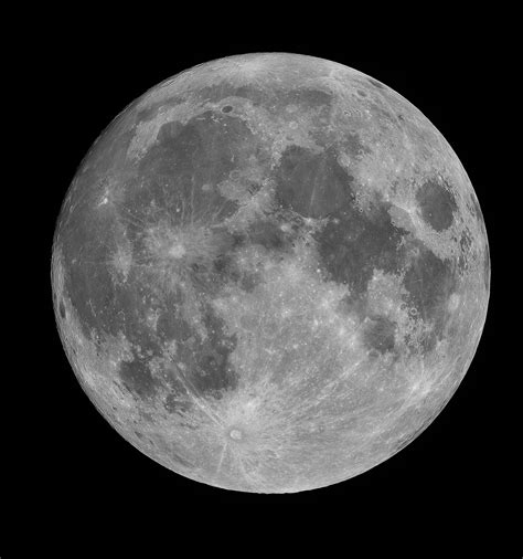 Full Moon From Last Night Taken Through My Telescope Space