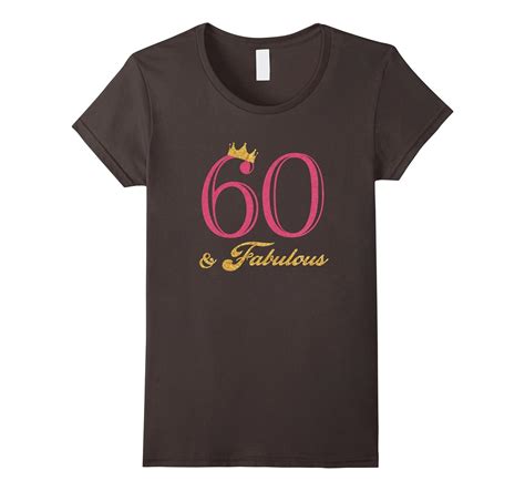 Womens Funny 60th Birthday T Shirt 60 And Fabulous Art Artvinatee