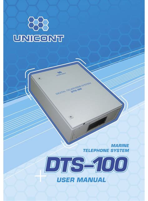Unicont Dts 100 User Manual Pdf Download Manualslib
