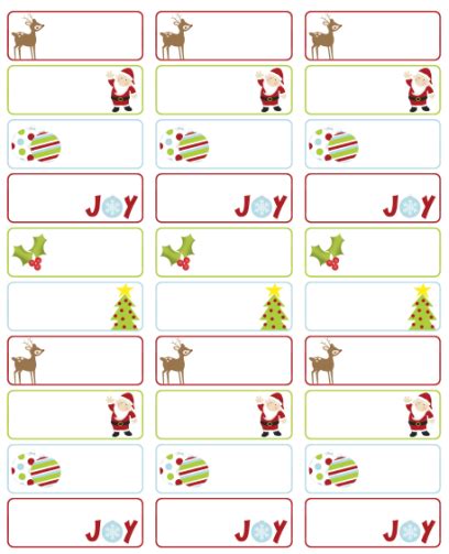 Free Christmas Labels By Ink Tree Press Free Printable Labels
