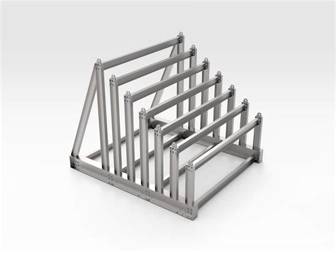 Half Sloping Vertical Steel Rack Bend Tech Group