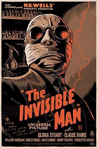 The Invisible Man 1933 Invisible Man Horror Movie Posters Classic
