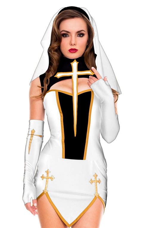 A term that is widely used in texting and chat, and on facebook and elsewhere on the internet, but what does nun mean in slang? Halloween Women Bad Habit Nun Costume