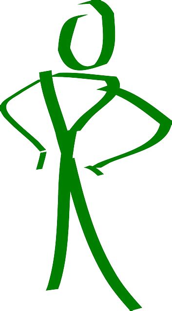Strichmännchen Stehen Stick Man Kostenlose Vektorgrafik Auf Pixabay