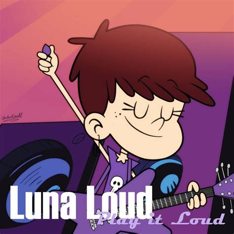 Tlh Luna Loud Play It Loud Fanmade Album Cover By Underloudf On Deviantart The Loud House Luna