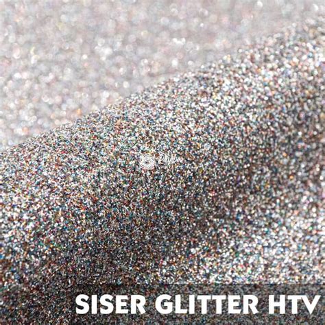 Siser Moda Glitter 2 Htv Light Multi Rainbow Vinyl Co