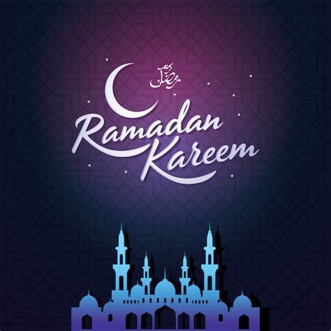 Ramadan Kareem Fundo De Design Islâmico Vetor Premium