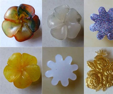 Hot Glue Silicon Molds And Little Bit Of Glitter 10 Steps With Pictures Instructables