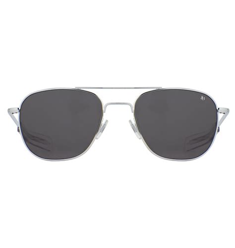 american optical original pilot sunglasses silver