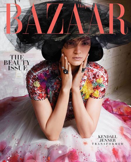 Kendall Jenner Logra Su Primera Portada Para Harpers Bazaar Usa Vogue