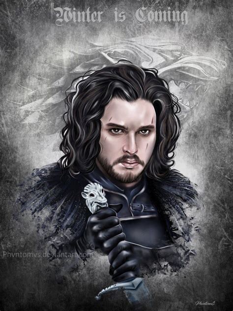 Jon Snow By Phvntomvs Game Of Thrones Art Game Of Thrones Houses John