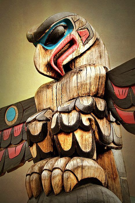 Eagle Totem Pole Freedom Of Spirit By Peggy Collins In 2021 Totem