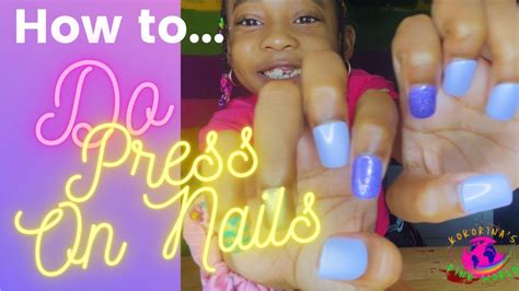 How To Do Press On Nails Youtube