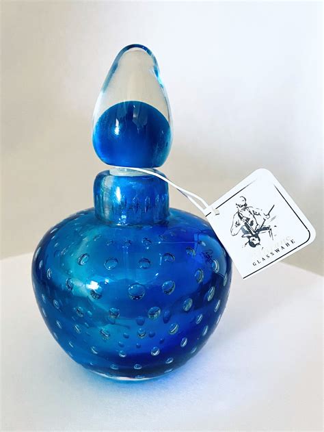 Collectible Vintage Murano Glass Hand Crafted Cobalt Blue And Etsy