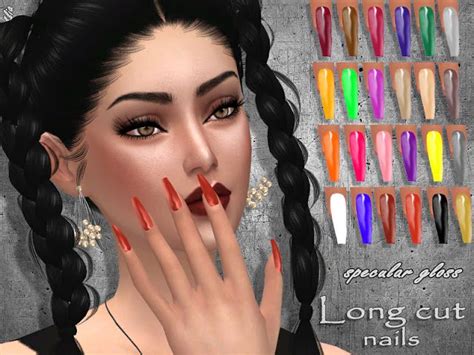 Nails By Sintiklia Sims 4 Sims