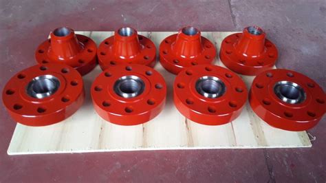 Alloy Steel Wellhead Rtj Weld Neck Flanges Flanged Spool Adapter 2 116