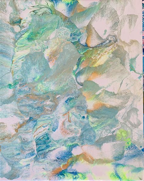 Sea Glass Abstract Artwork Painting Art Painting