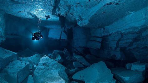 Landscapes Cave Russia Underwater Wallpaper 72057