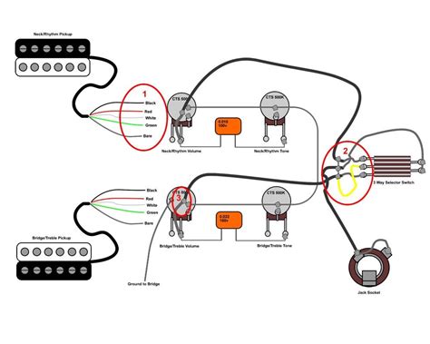 Epiphone thunderbird pro iv & v bass wiring diagram. Wiring Diagram Les Paul Present Print Including And Epiphone