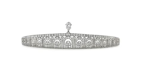 An Exquisite Art DÉco Diamond Tiara By Cartier Christies
