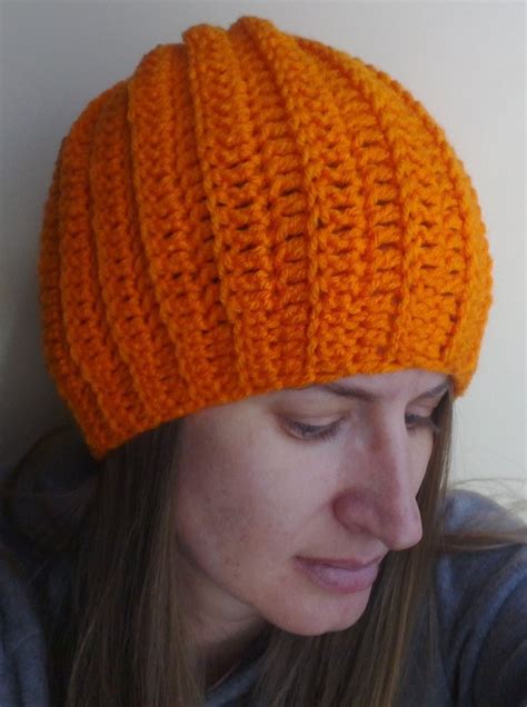 Easy Ribbed Hat Crochet Tutorial Can Be Made Into A Slouch