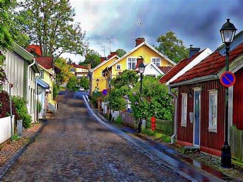 Colorful Scandinavian Houses Photograph by Anthony Dezenzio