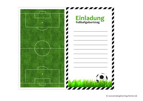 Check spelling or type a new query. Fussball Einladung: kostenlose Vorlagen zum Ausdrucken ...