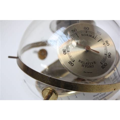 1960s West German Huger Sputnik Barometer Weather Station Chairish