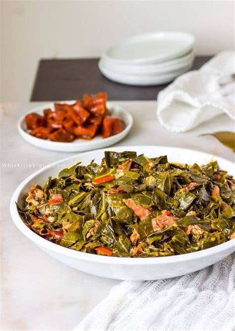 Collard greens have an unfortunate tendency to gather up excess dirt and grit, so it's integral to give them a thorough wash before using. Southern Collard Greens | Recipe | Collard greens ...