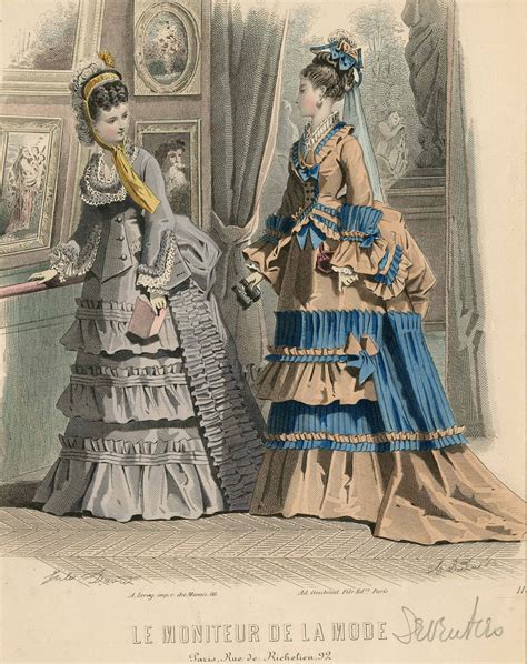 Le Moniteur De La Mode 1873 Victorian Fashion Women Fashion Plates