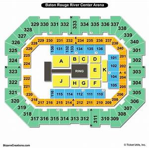 Raising Cane S River Center Arena Seating Chart Seating Charts Tickets