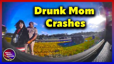 Drunk Mom Crashes on I-4 Tampa - Florida Highway Patrol - YouTube