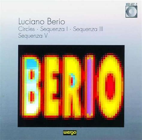 Luciano Berio Sequenza I III V CD Jpc