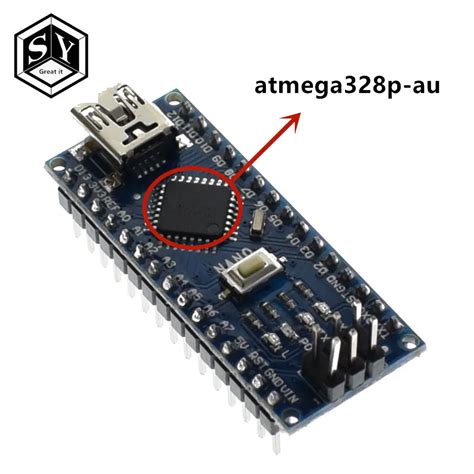 Nano V3 0 USB ATmega328P AU 16MHz 5V CH340G Micro Controller Board For