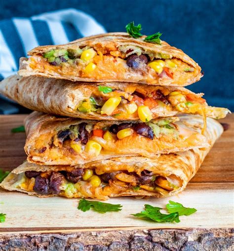 Vegetarian Quesadillas With Black Beans And Sweet Potato Recipe