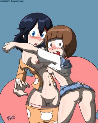 Ryuko Mako Nude Ryuko And Mako Lesbian Art Luscious Hentai Manga Porn