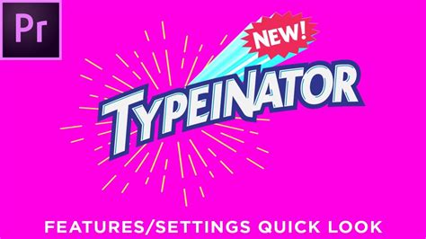 Use the playhead to start animation, and then move playhead to. Typeinator Overview - Text animations in Premiere Pro ...