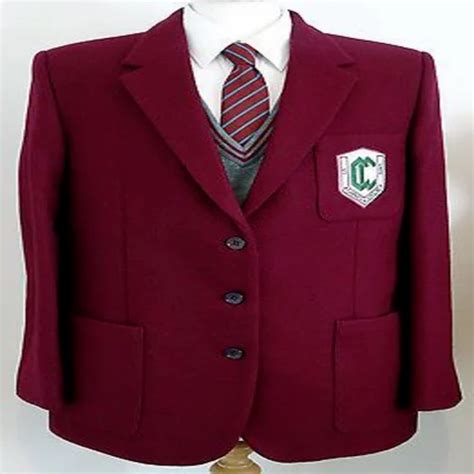 Woollen Blazer Check Fabric National Woollen Nwf School Uniform