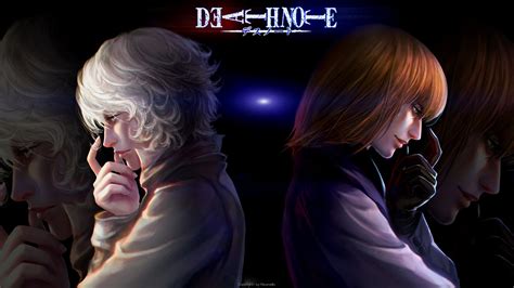 Looking for the best l death note wallpaper hd? light yagami and mello having finger on nose death note hd ...