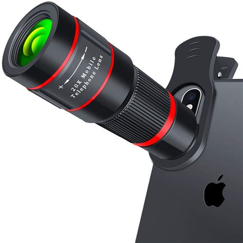 Cell Phone Lens 20x Zoom Telephoto Hd Camera Lens For Iphone Samsung