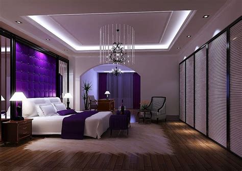 Ideas De Dormitorio Púrpura Diseños Modernos De Papel Tapiz Para Dormitorios 1022x724