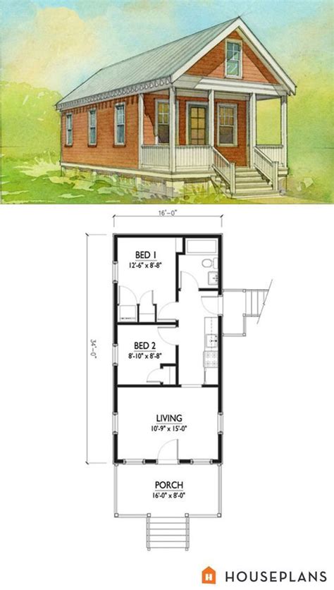 Tiny House And Blueprint Cottage House Plans Cottage Floor Plans