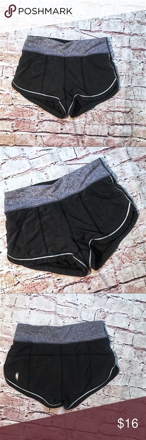 Zella Black And Grey Small Athletic Shorts Clothes Design Black And Grey Gym Shorts Womens
